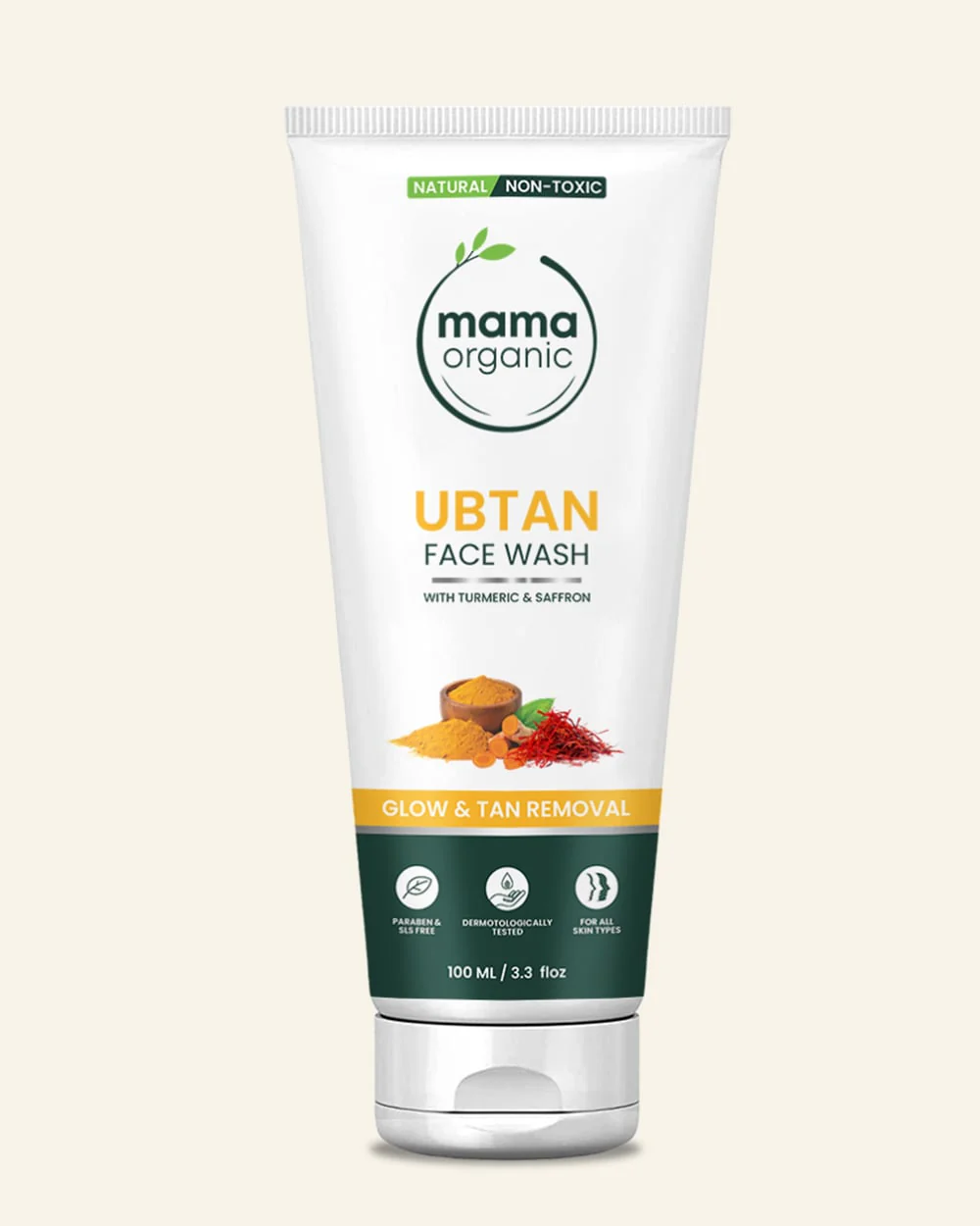 Ubtan Face Wash – For Skin Glow & Tan Removal With Turmeric & Saffron