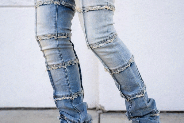 Stacked Jeans: The Denim Trend Making a Bold Statement