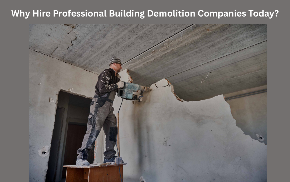 Why Hire Professional Building Demolition Companies Today?