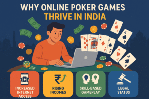 Why “online Poker games” Thrive in India
