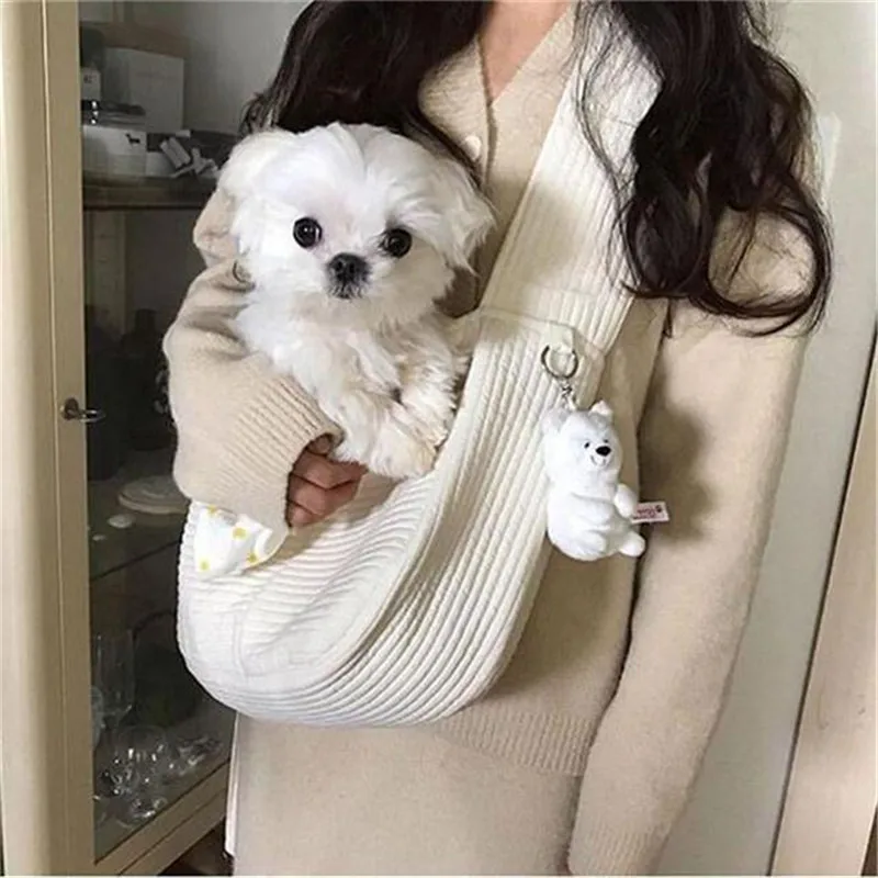 dog in sling