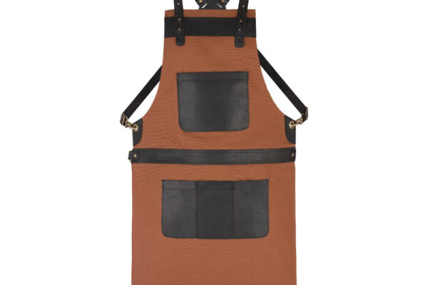 leather bbq apron