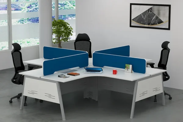 Leading Office Furniture Manufacturers in Noida Modern ergonomic office furniture by Mueble India in Noida, including modular workstations, chairs, and storage solutions for productive and stylish workspaces