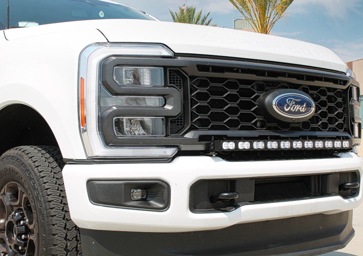 f250 bumper light bar