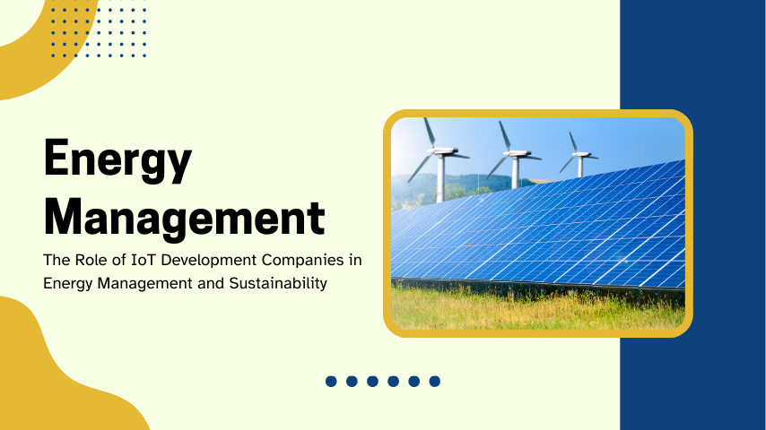 The Role of IoT Development Companies in Energy Management and Sustainability