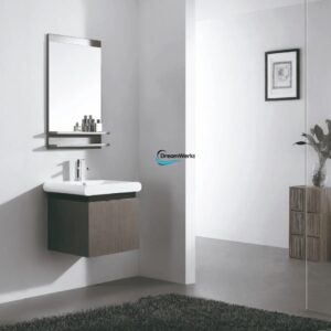 Wall mounted bathroom vanity