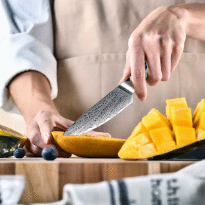 kitchen knife set damascus