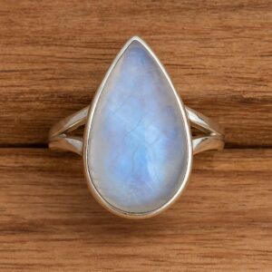 moonstone gem ring