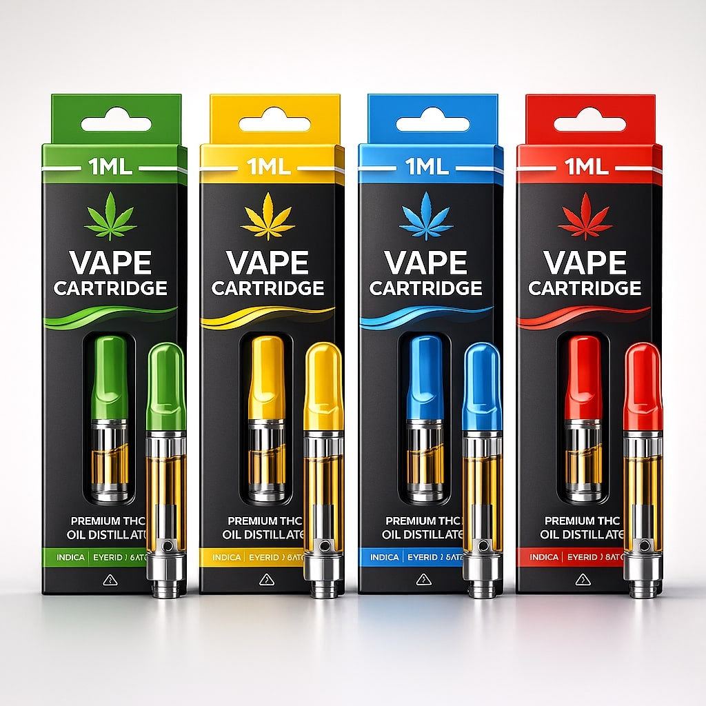 1ml vape cartridge packaging