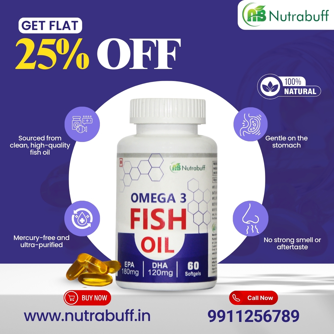 Best Omega 3 fish oil capsules in India