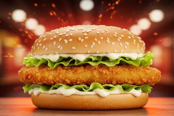 crispy chicken burger