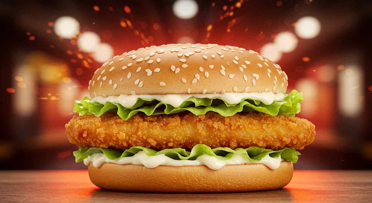 crispy chicken burger
