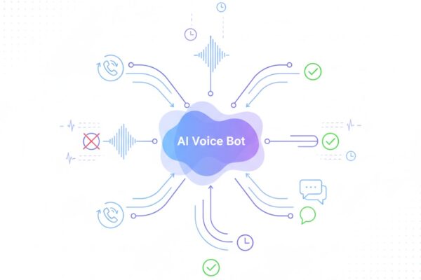 AI voice bot reducing customer support