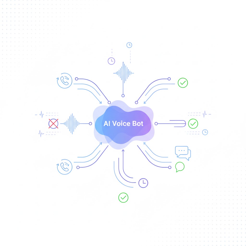 AI voice bot reducing customer support