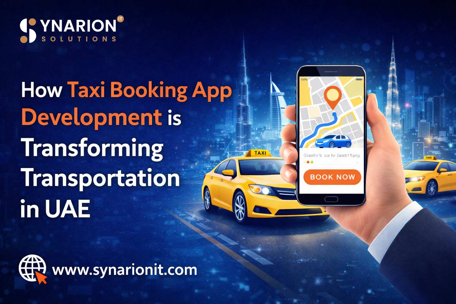 Taxi Booking App Development Company in UAE