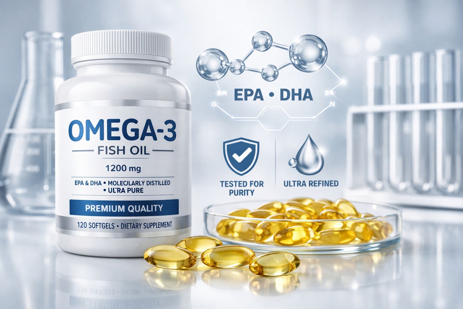 California Gold Nutrition, omega 3 fish oil