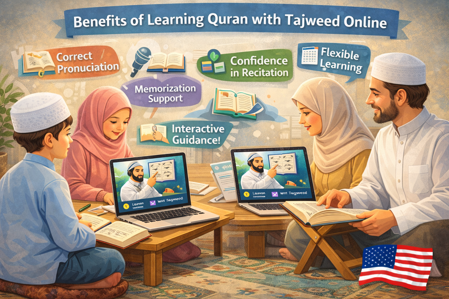 What Are the Benefits of Learning Quran with Tajweed Online