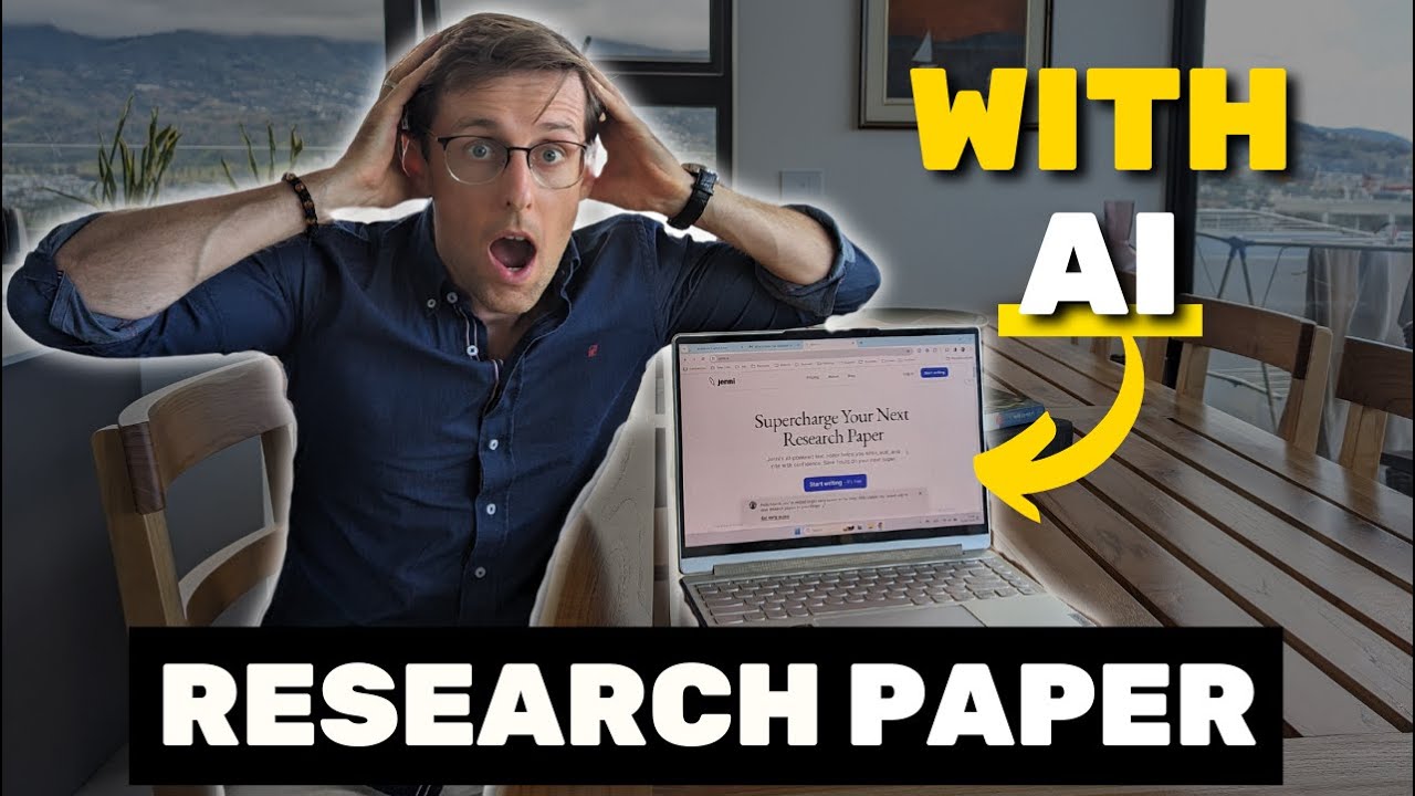 How to write a research paper using AI