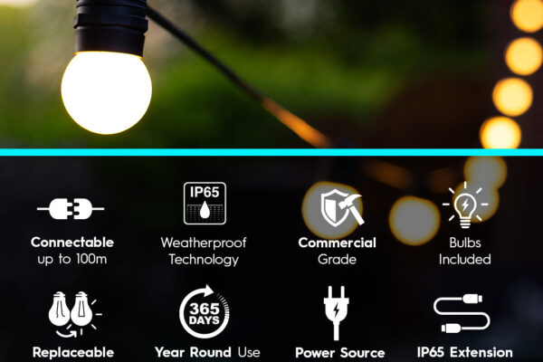 Festoon lights outdoor