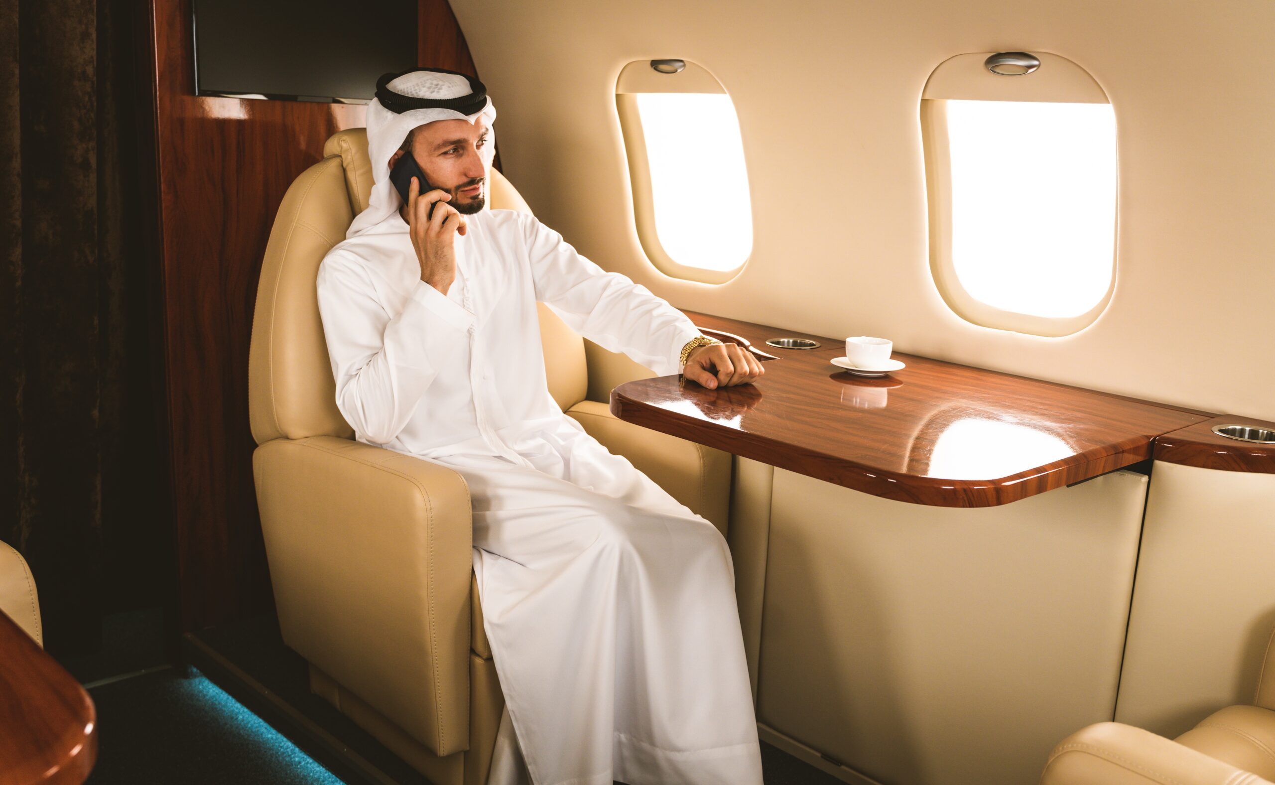 Private jet charter services Dubai