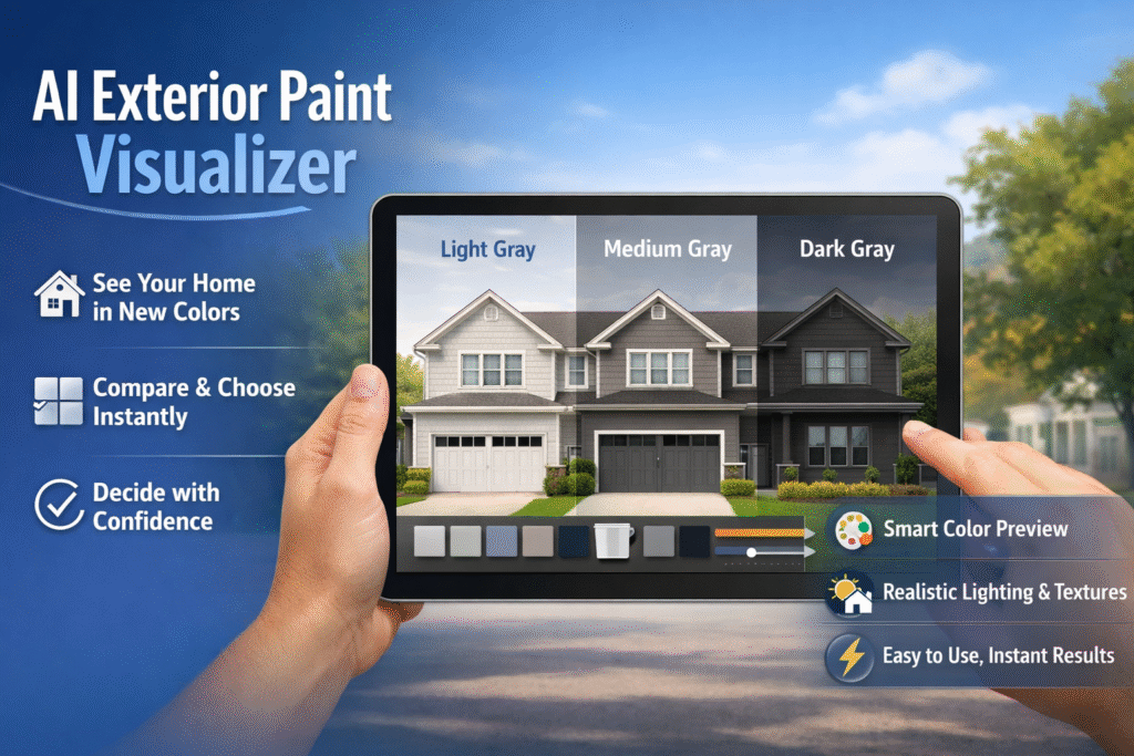 AI Exterior Paint Visualizer