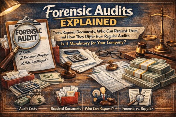 Professional forensic audit team analyzing financial records for fraud detection