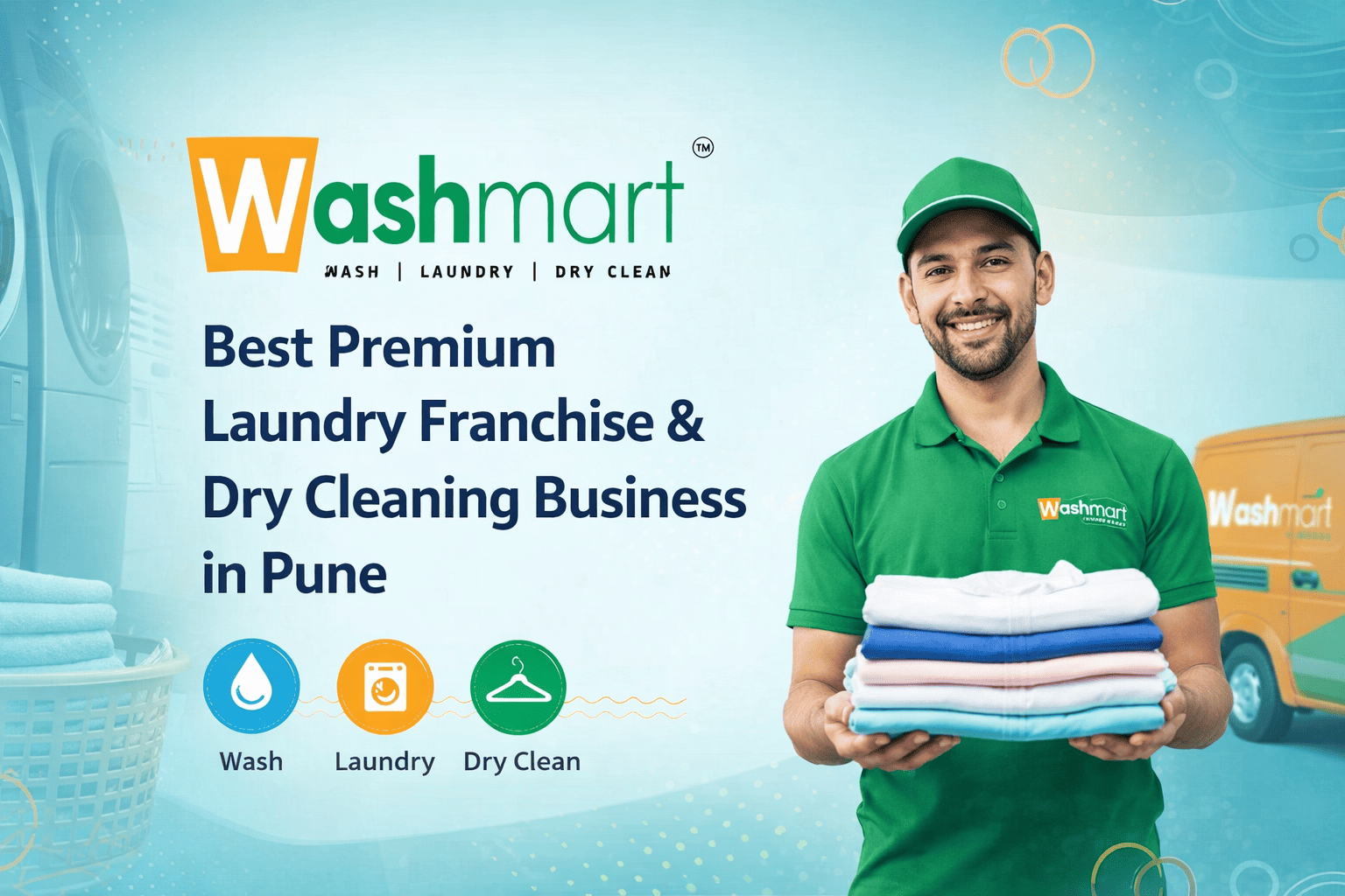 Washmart Best Premium Laundry Franchise & Dry Cleaning Business in Pune