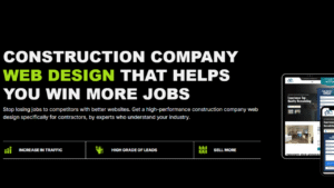 construction web design company