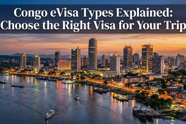 Congo eVisa Types Explained