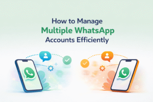 WhatsApp account management