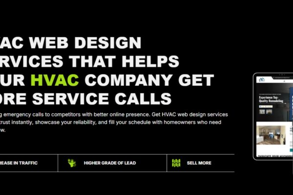 HVAC web design services